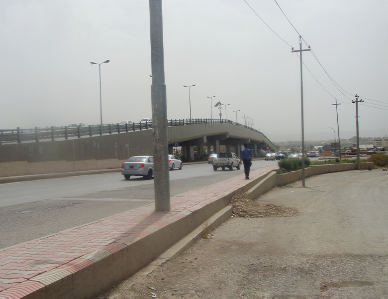 پل داخل شهری سلیمانیه عراق